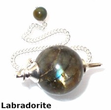 Genuine Gemstone Crystal Ball Dowsing Pendulum Variety of Dowsers UK Seller