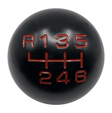black red gear shift knob