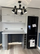 Howdens Kitchen Bar Area Made