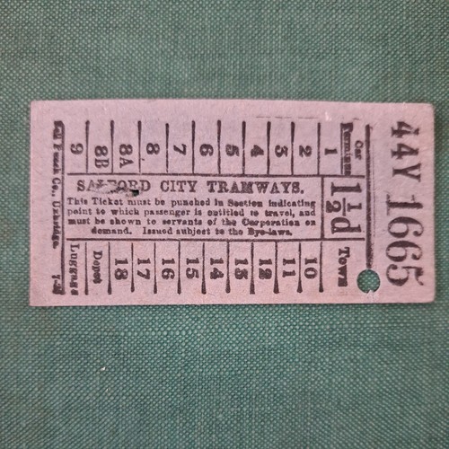 Tram ticket salford - tram, ticket: