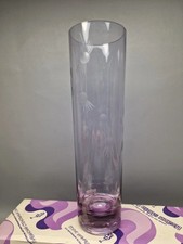 vintage cut glass vase saxony