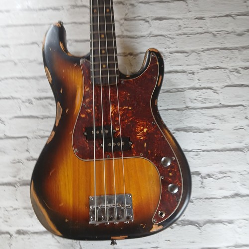 Relic bass guitar - p-bass,
