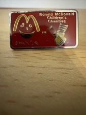 Ronald McDonald Children’s Charities Big Smile Pin Badge.