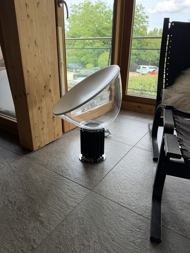 Large black taccia lamp - large,