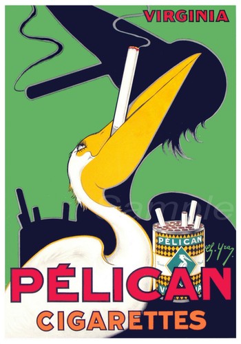 Vintage pelican cigarettes - pelican,