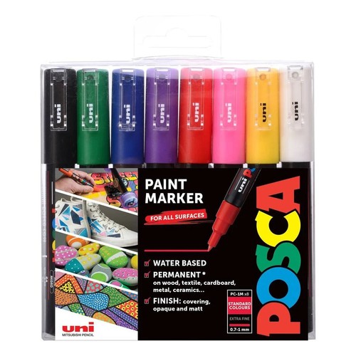 Uni posca paint pen - pc-1m, pack