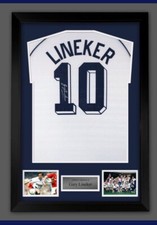 Gary Lineker Signed And Framed Spurs FA Cup Semi Final Football Shirt £225