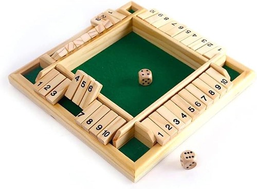 Players shut the box wooden - players,
