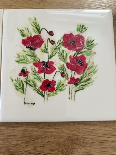 Hand painted tiles - 3, 6/6