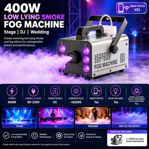 400w low lying fog machine - 400w,