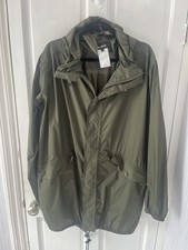 Peter Storm Jacket Size XL Lightweight Khaki Green Hooded Utility Outdoors