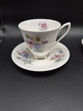 Vintage Royal Albert Flower Of Month October Cosmos Cup & Saucer