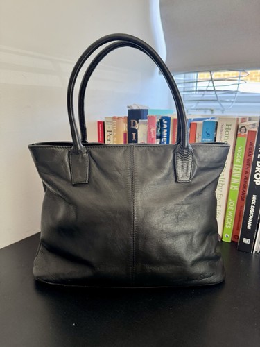 Genuine leather black - leather,