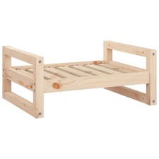 Solid Pine Wood Dog Bed Wooden