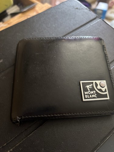 Montblanc men leather wallet - montblanc,