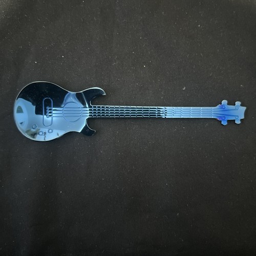 Blue stainless steel guitar - blue,
