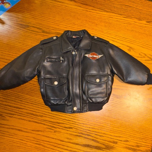 Harley davidson black leather - black,