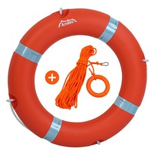 Andes 2.5kg Adult Life Ring Buoy Orange Life Saving Swimming Pool Equipment