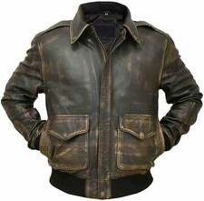 A2 Aviator Brown Distressed