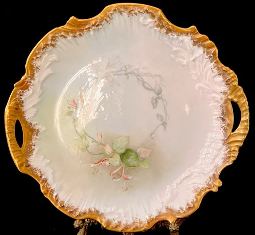 Antique limoges cabinet plate - limoges,