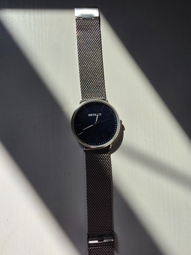 Henley men big faced watch - faced,