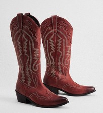 BDG Red Western Cowboy Boots