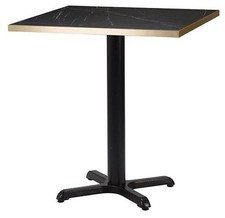 Restaurant Table Marble Black Cafe Lounge square table and round table 