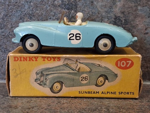 Dinky toys 107 sunbeam alpine - toys,