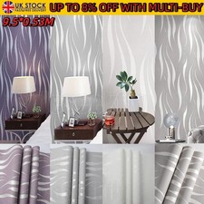 3D Silver Grey Wallpaper Wave
