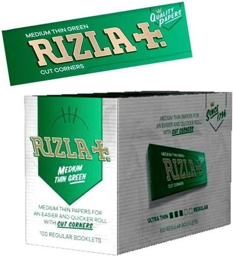 Green rizla 100 booklets - green,