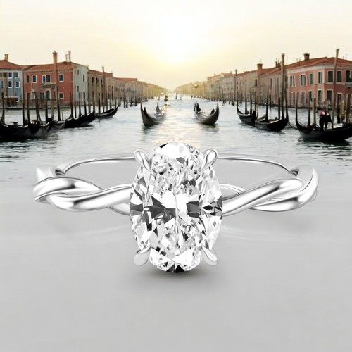 Diamond ring engagement gold - ring,