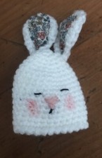 Hand Knitted Rabbit Egg Cosy -