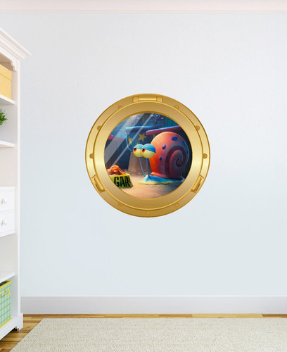 Spongebob gary wall sticker - wall,