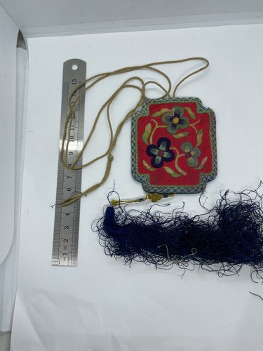 Antique chinese fan holder - fan,