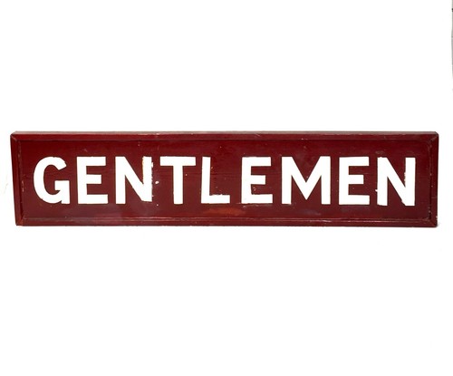 Antique large gentlemen - large, wooden