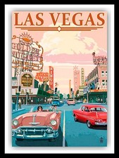 Las Vegas, retro vintage style
