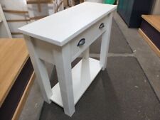 PAINTED SHABBY CHIC CONSOLE TABLE RECLAIMED ROUGH SAWN TIMBER- CHOICE OF COLOURS