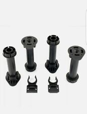 PLINTH FEET 150MM  X 4 ADJUSTABLE KITCHEN CABINET CARCASE BASE UNIT LEGS