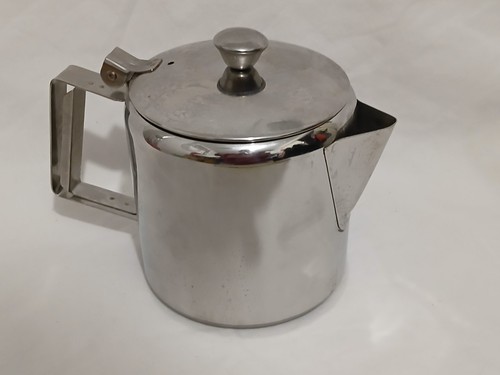 Stainless steel teapot - steel, 300oz
