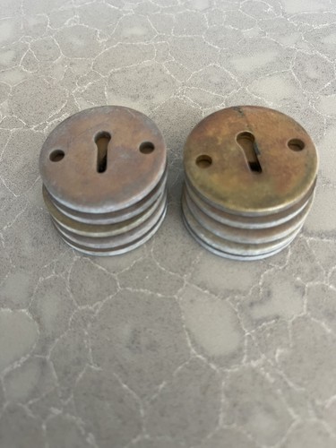 Vintage chubb brass - chubb, round