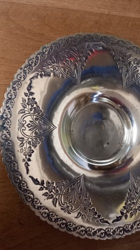 Antique engraved silver