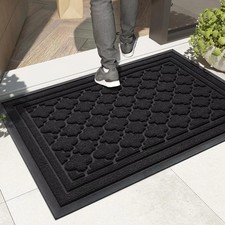 Dirt Trapper Door Mat 90x150cm, Heavy Duty Door Mats Outdoor Waterproof Non Slip