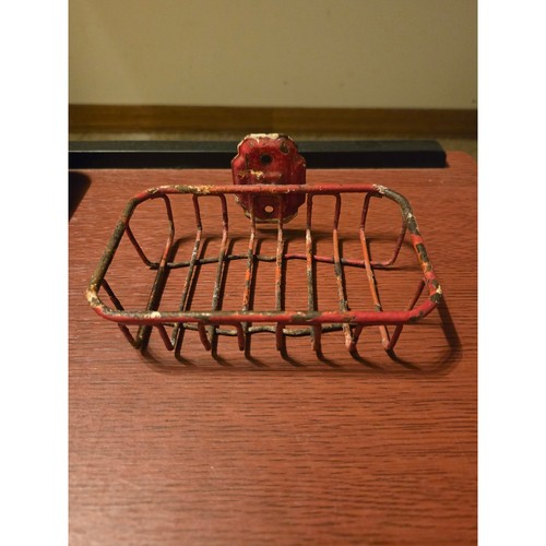 Vintage industrial red wire - red,