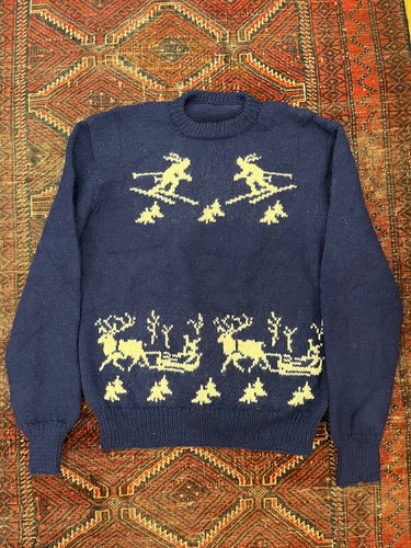 Vintage vtg 70s blue - vtg, wool