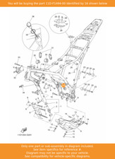 YAMAHA Nut, 11D-F1494-00 OEM