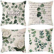 Green Leaves with Flowers