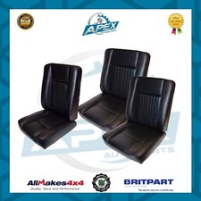 FRONT SEATS SEAT SET X2 BLACK