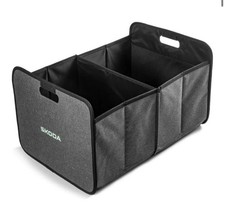 SKODA Folding Boot Trunk Bag Box Genuine OEM Gift Citigo Fabia Octavia Roomster