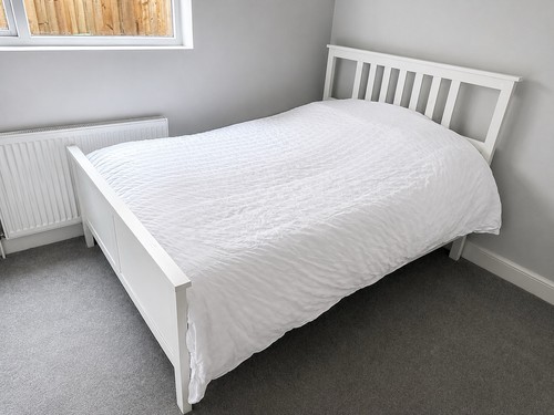 Ikea hemnes double - bed, white