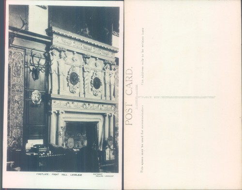Fireplace front hall - in,